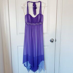 Purple Tie Back Fairy Homecoming Prom Dress by Speechless